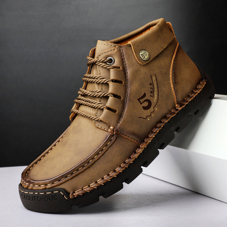 ⏰Last Day 70% OFF 🔥 TOPSFANO® Men's Vintage Lace-Up Ankle Boots