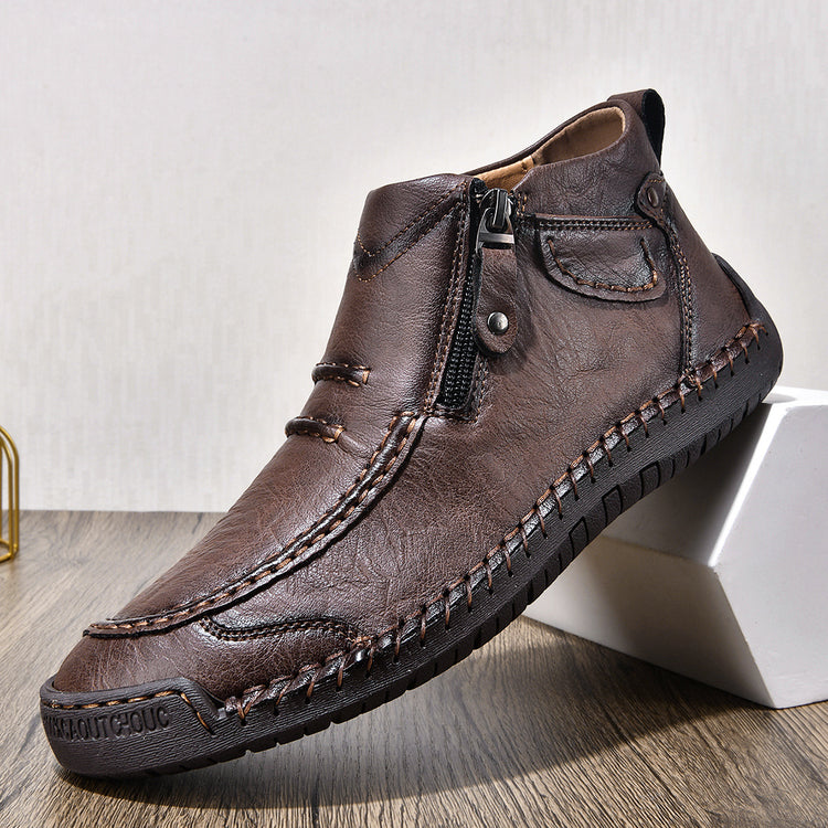 ⏰Last Day 70% OFF 🔥 TOPSFANO® Vintage-Style Unisex Mid-Top Casual Boots