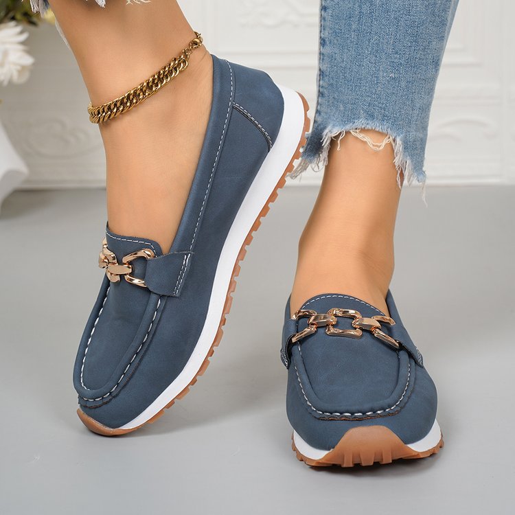 ⏰Last Day 70% OFF 🔥 TOPSFANO® Women's Casual Chain Loafers