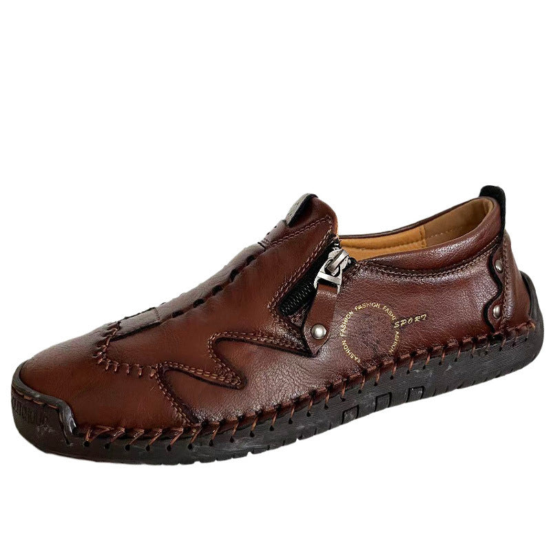 ⏰Last Day 70% OFF 🔥 TOPSFANO® Men's Vintage Side-Zip Casual Shoes