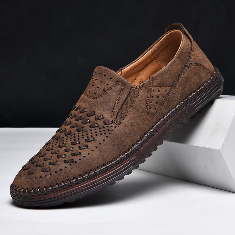 ⏰Last Day 70% OFF 🔥 TOPSFANO® Men's Casual Leather Slip-On Loafers