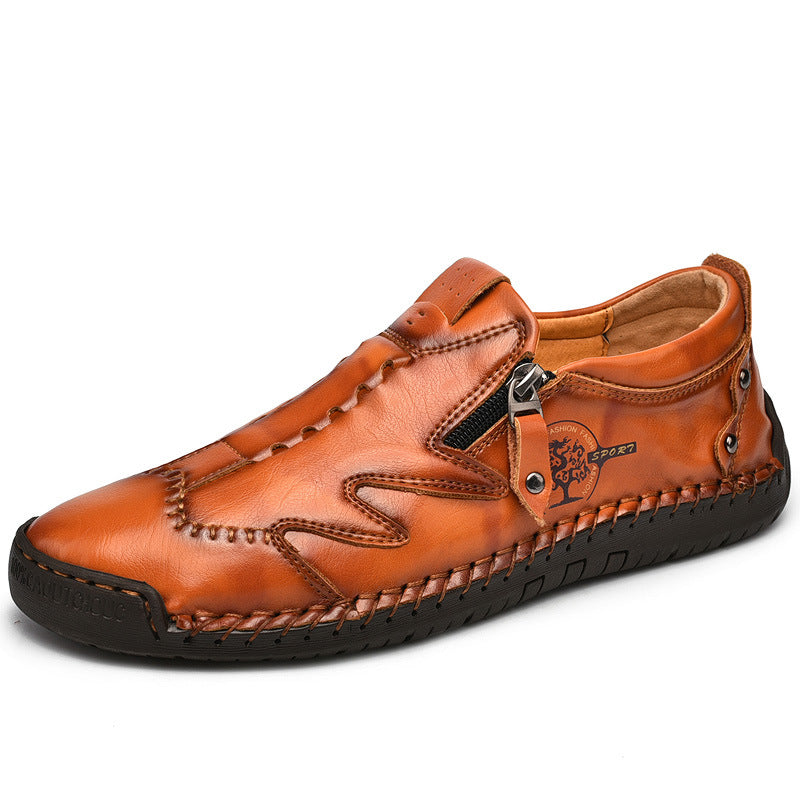 ⏰Last Day 70% OFF 🔥 TOPSFANO® Men's Vintage Side-Zip Casual Shoes
