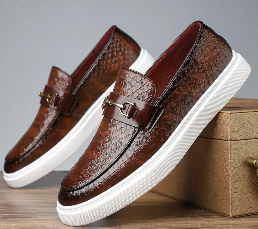 ⏰Last Day 70% OFF 🔥 TOPSFANO® British-Style Breathable Leather Business Casual Shoes