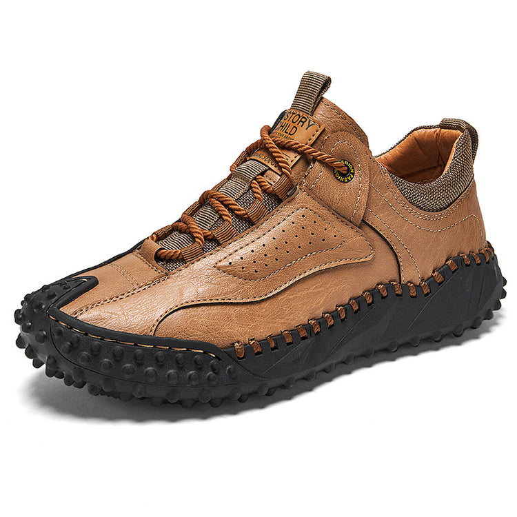 ⏰Last Day 70% OFF 🔥 TOPSFANO® Men's Leather Lace-Up Casual Shoes