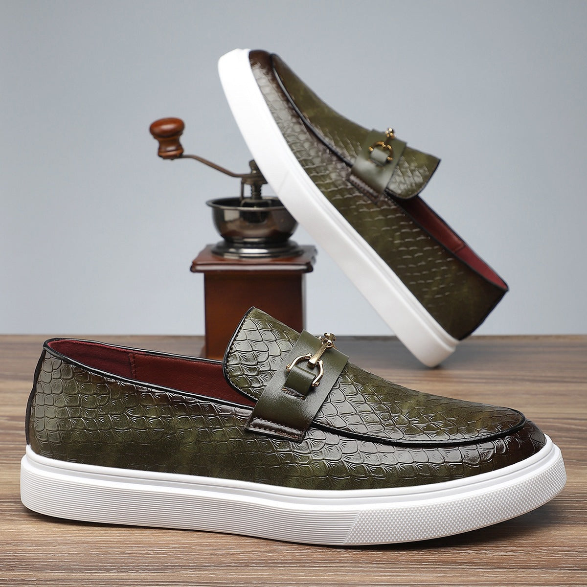 ⏰Last Day 70% OFF 🔥 TOPSFANO® British-Style Breathable Leather Business Casual Shoes