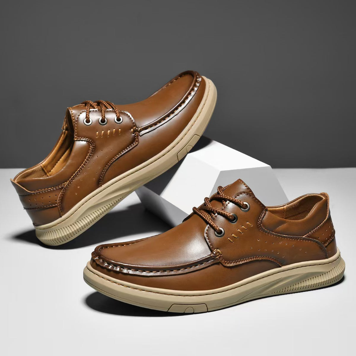 ⏰Last Day 70% OFF 🔥 TOPSFANO® Men's Cowhide Leather Casual Driving Shoes