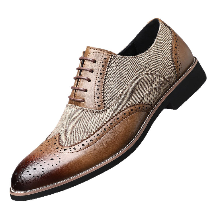 ⏰Last Day 70% OFF 🔥 TOPSFANO® Men's Vintage Brogue Dress Shoes