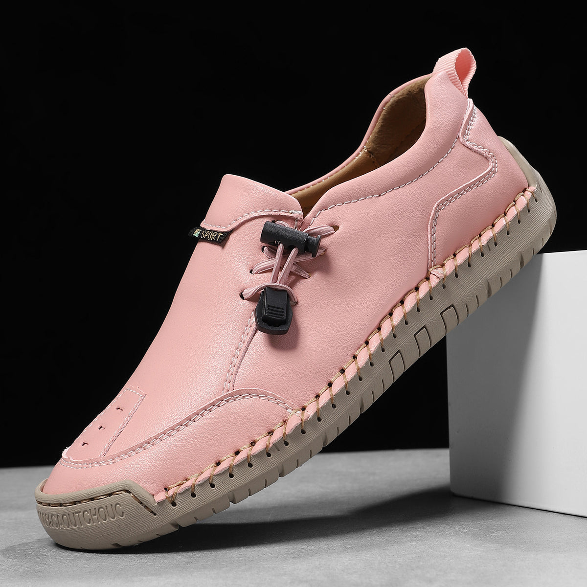 ⏰Last Day 70% OFF 🔥 TOPSFANO® Men's Handmade Leather Pull-Cord Casual Shoes
