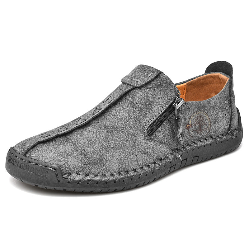 ⏰Last Day 70% OFF 🔥 TOPSFANO® Men's Vintage Side-Zip Slip-On Shoes