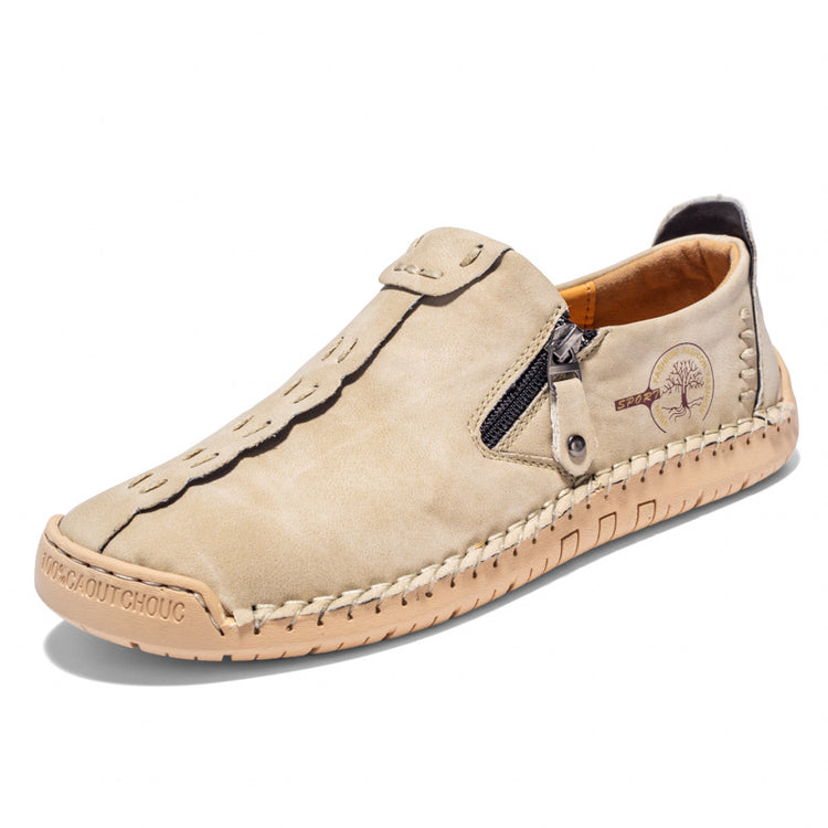 ⏰Last Day 70% OFF 🔥 TOPSFANO® Men's Vintage Side-Zip Slip-On Shoes