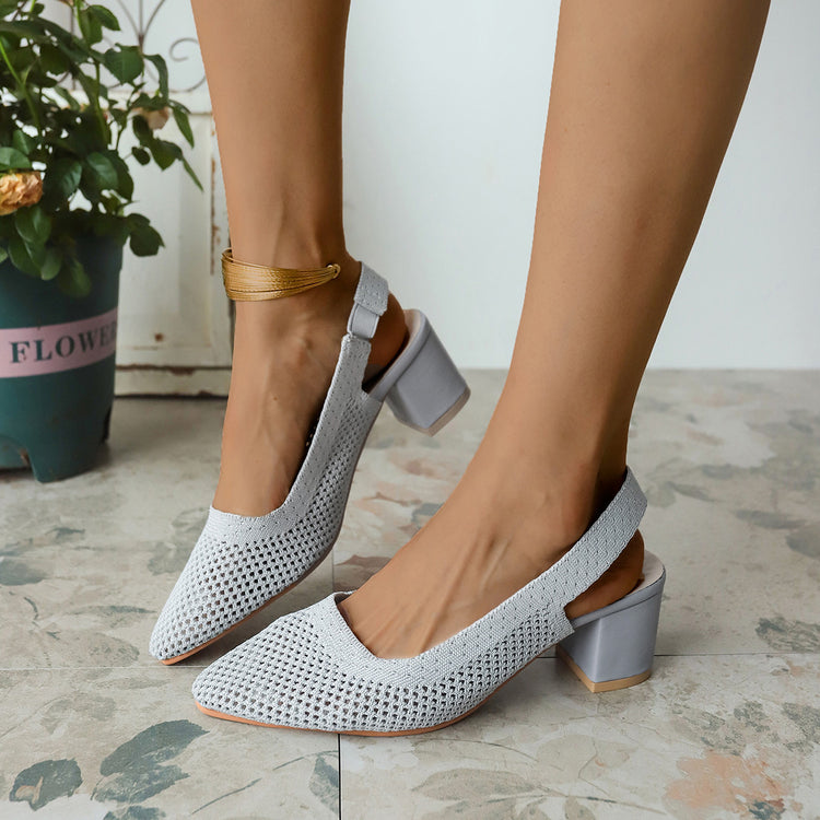 ⏰Last Day 70% OFF 🔥 Women's Breathable High Heel Slipper Sandals