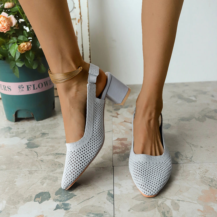 ⏰Last Day 70% OFF 🔥 Women's Breathable High Heel Slipper Sandals