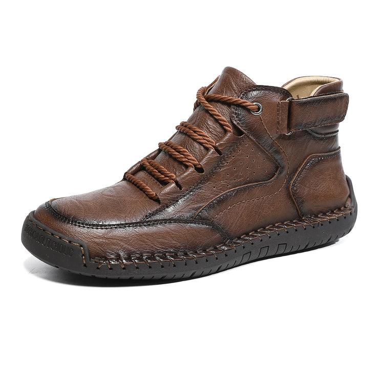 ⏰Last Day 70% OFF 🔥 TOPSFANO® Men's Vintage Lace-Up High-Top Shoes