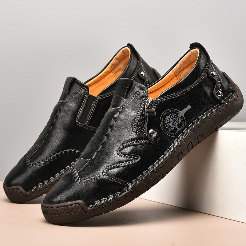 ⏰Last Day 70% OFF 🔥 TOPSFANO® Men's Vintage Side-Zip Casual Shoes