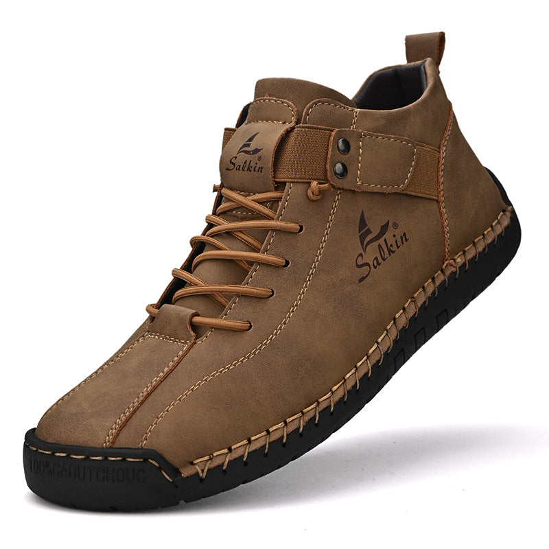 ⏰Last Day 70% OFF 🔥 TOPSFANO® Men's Vintage Strap High-Top Shoes