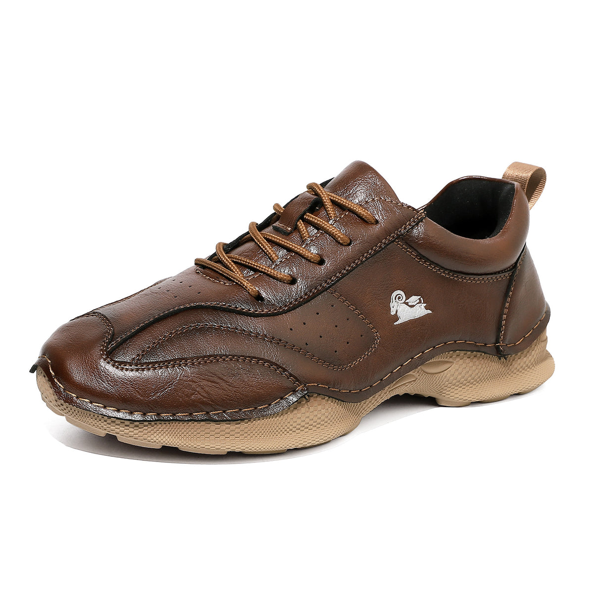 ⏰Last Day 70% OFF 🔥 TOPSFANO® Men's Handmade Low-Top Leather Lace-Up Shoes