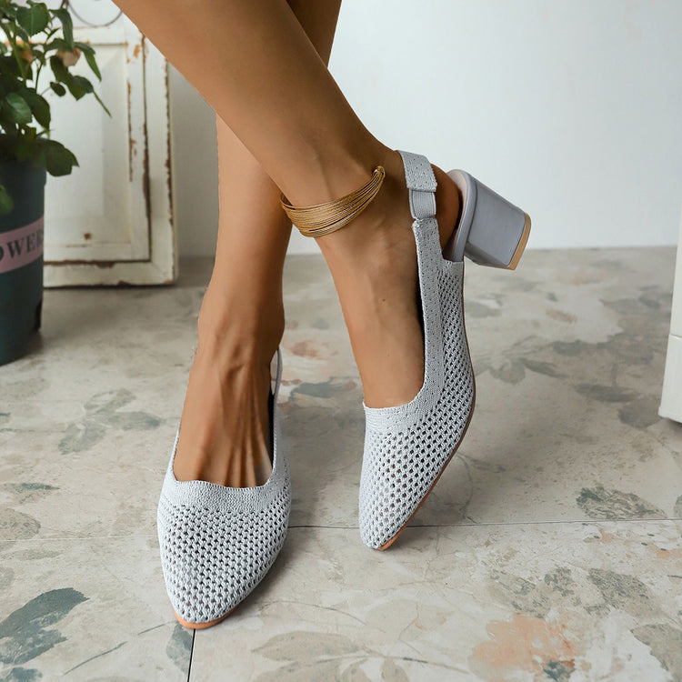⏰Last Day 70% OFF 🔥 Women's Breathable High Heel Slipper Sandals