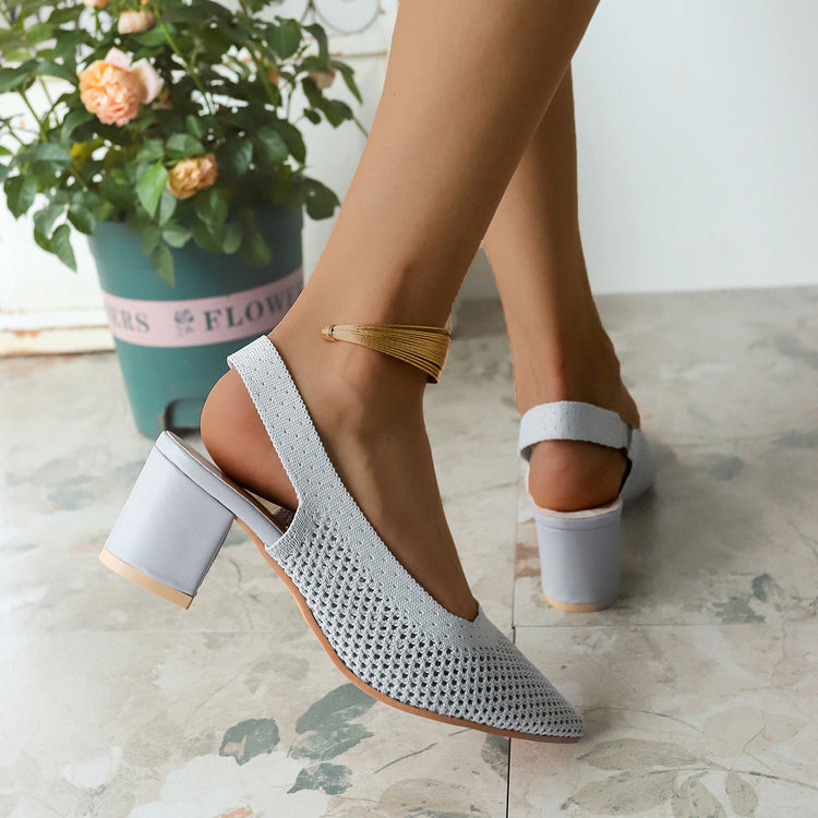⏰Last Day 70% OFF 🔥 Women's Breathable High Heel Slipper Sandals