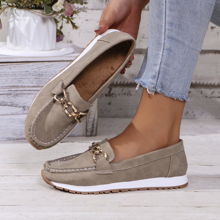 ⏰Last Day 70% OFF 🔥 TOPSFANO® Women's Casual Chain Loafers