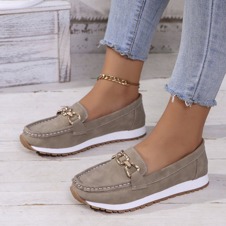 ⏰Last Day 70% OFF 🔥 TOPSFANO® Women's Casual Chain Loafers