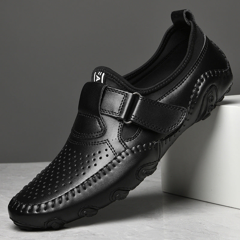 ⏰Last Day 70% OFF 🔥 TOPSFANO® Men's Soft-Sole Leather Slip-On Driving Shoes