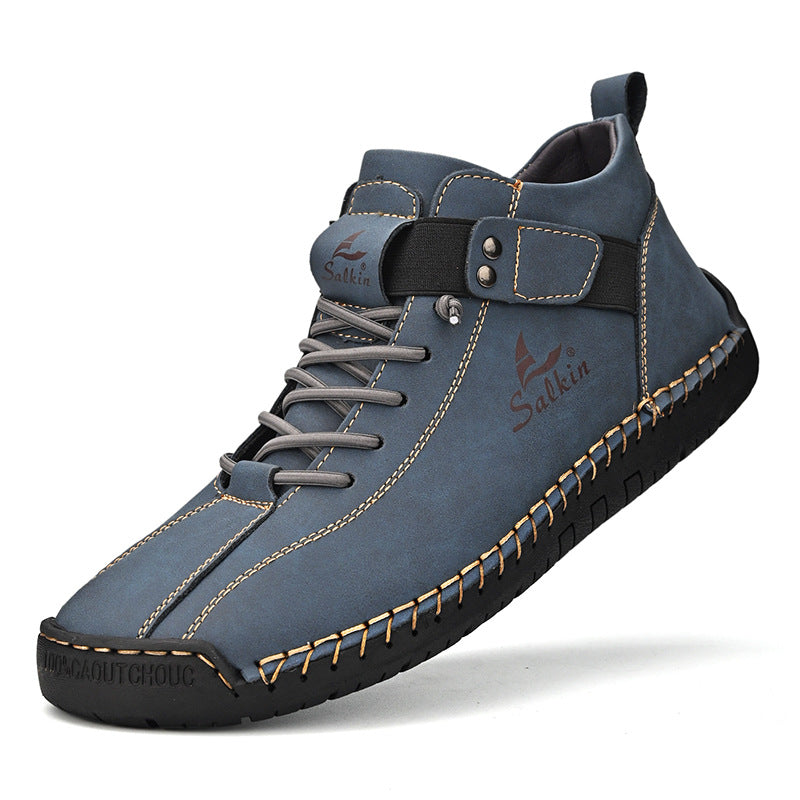 ⏰Last Day 70% OFF 🔥 TOPSFANO® Men's Vintage Strap High-Top Shoes