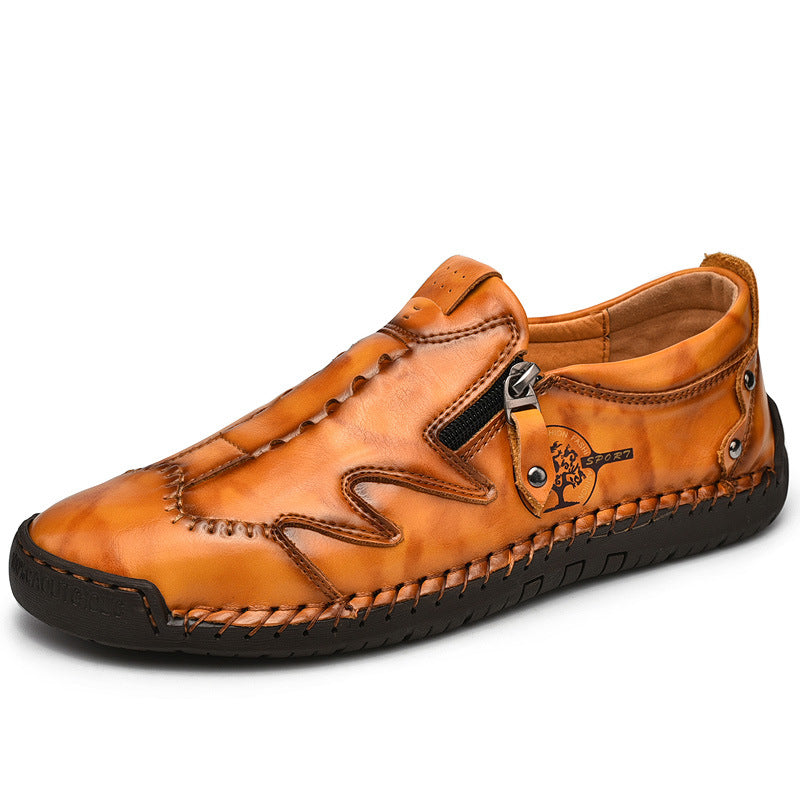 ⏰Last Day 70% OFF 🔥 TOPSFANO® Men's Vintage Side-Zip Casual Shoes