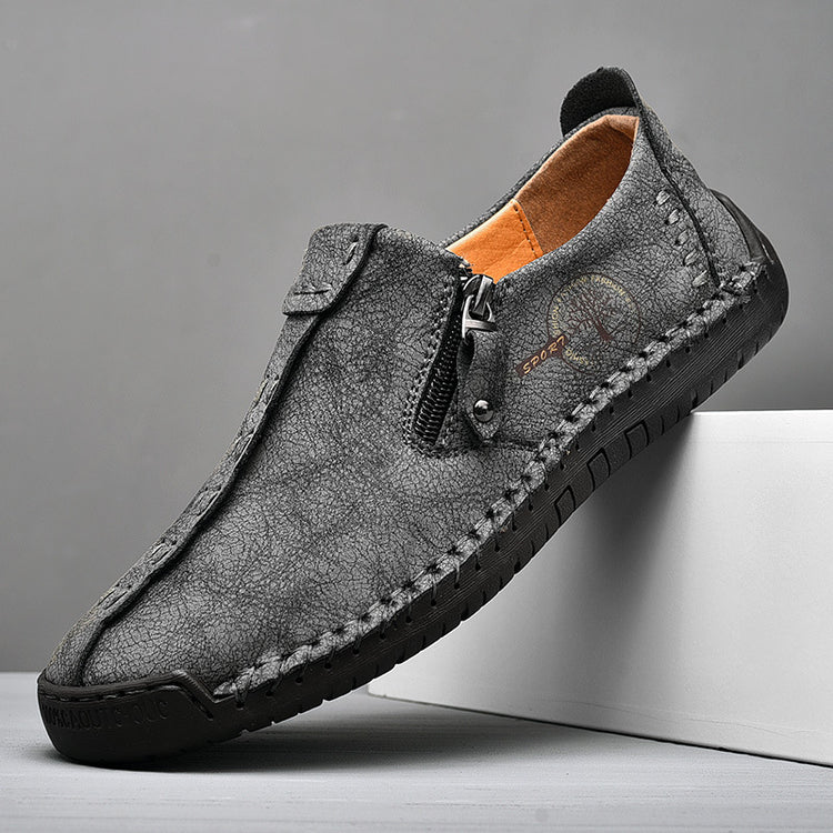 ⏰Last Day 70% OFF 🔥 TOPSFANO® Men's Vintage Side-Zip Slip-On Shoes