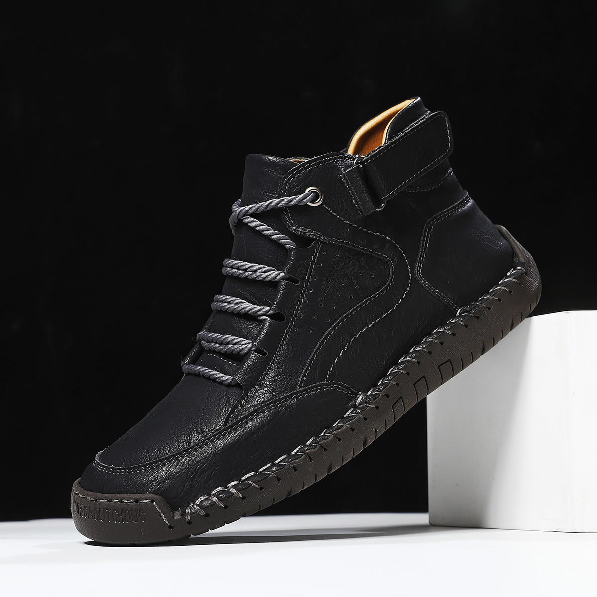 ⏰Last Day 70% OFF 🔥 TOPSFANO® Men's Vintage Lace-Up High-Top Shoes