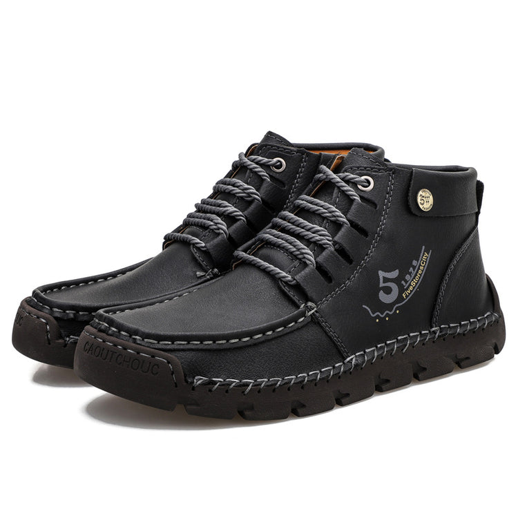 ⏰Last Day 70% OFF 🔥 TOPSFANO® Men's Vintage Lace-Up Ankle Boots