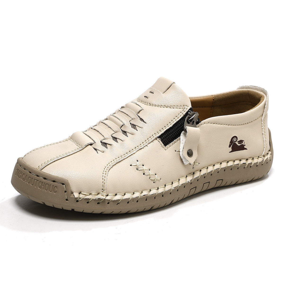 ⏰Last Day 70% OFF 🔥 High quality slip-on cowhide leather driving shoes with side zip