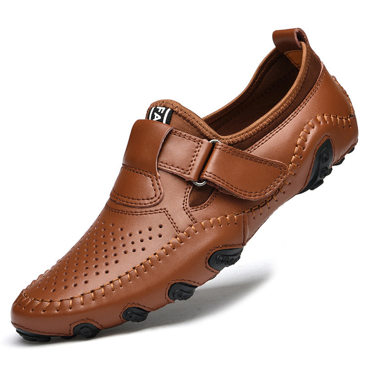 ⏰Last Day 70% OFF 🔥 TOPSFANO® Men's Soft-Sole Leather Slip-On Driving Shoes
