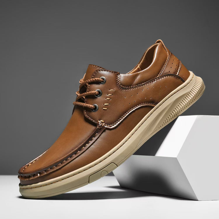 ⏰Last Day 70% OFF 🔥 TOPSFANO® Men's Cowhide Leather Casual Driving Shoes
