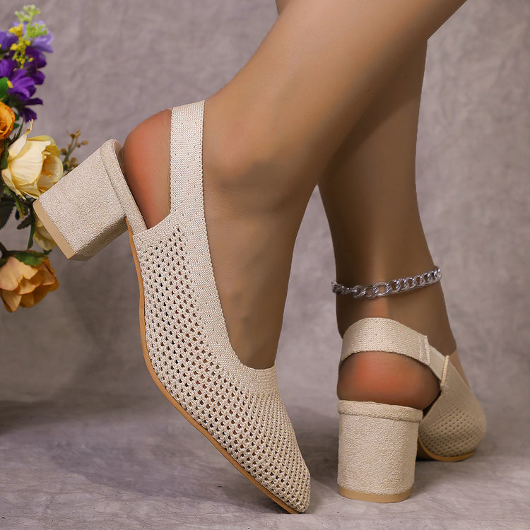 ⏰Last Day 70% OFF 🔥 Women's Breathable High Heel Slipper Sandals