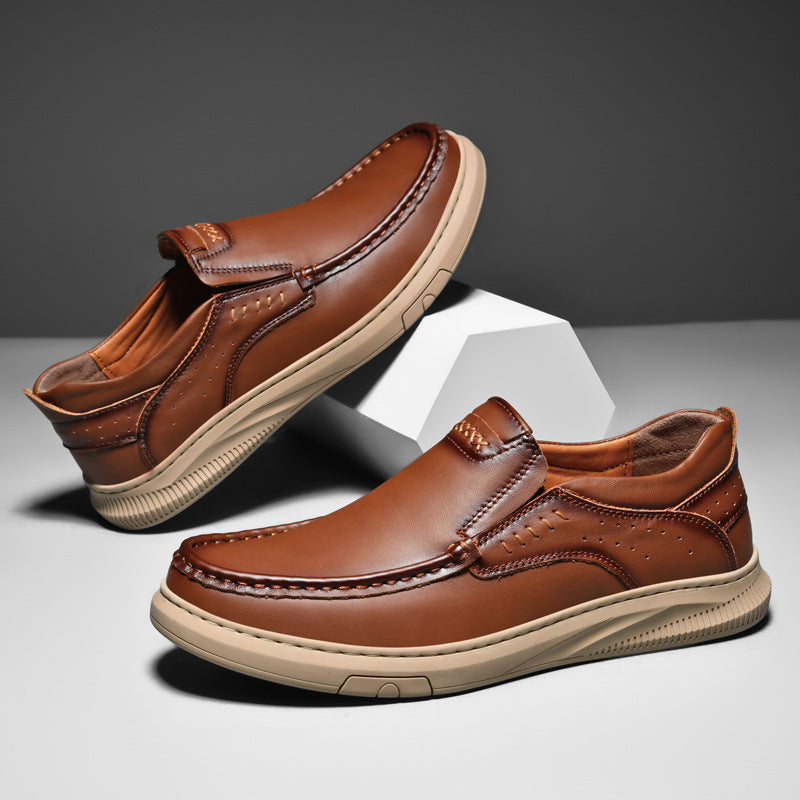 ⏰Last Day 70% OFF 🔥 TOPSFANO® Men's Cowhide Leather Casual Driving Shoes