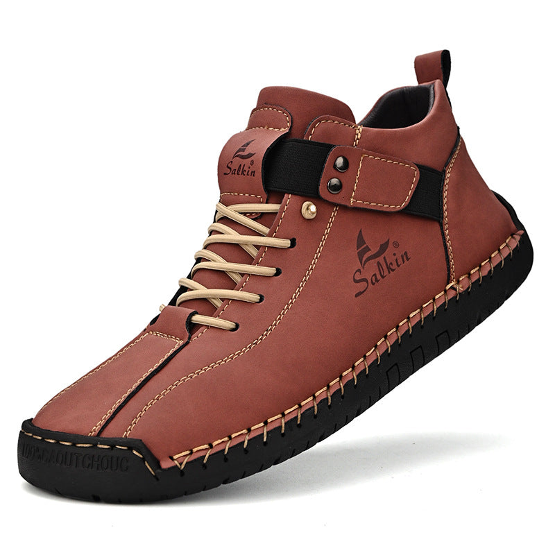 ⏰Last Day 70% OFF 🔥 TOPSFANO® Men's Vintage Strap High-Top Shoes