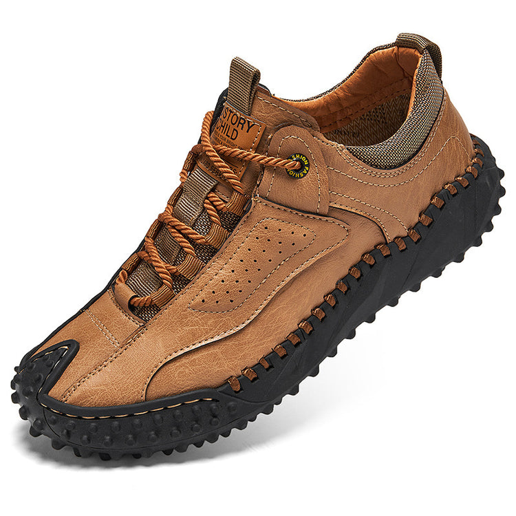 ⏰Last Day 70% OFF 🔥 TOPSFANO® Men's Leather Lace-Up Casual Shoes