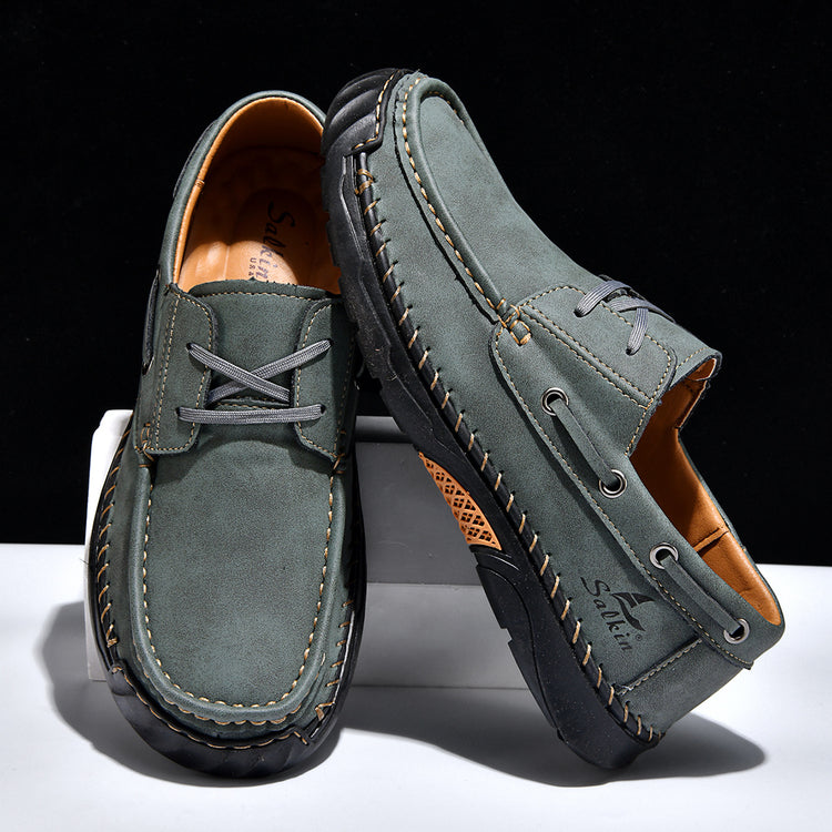 ⏰Last Day 70% OFF 🔥 TOPSFANO® Men's Vintage Lace-Up Casual Loafers