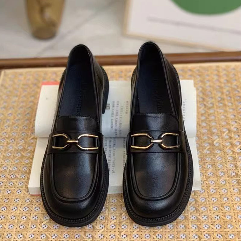 ⏰Last Day 70% OFF 🔥 TOPSFANO® Women's British-Style Leather Flats