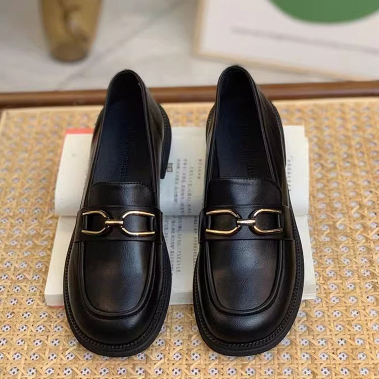 ⏰Last Day 70% OFF 🔥 TOPSFANO® Women's British-Style Leather Flats