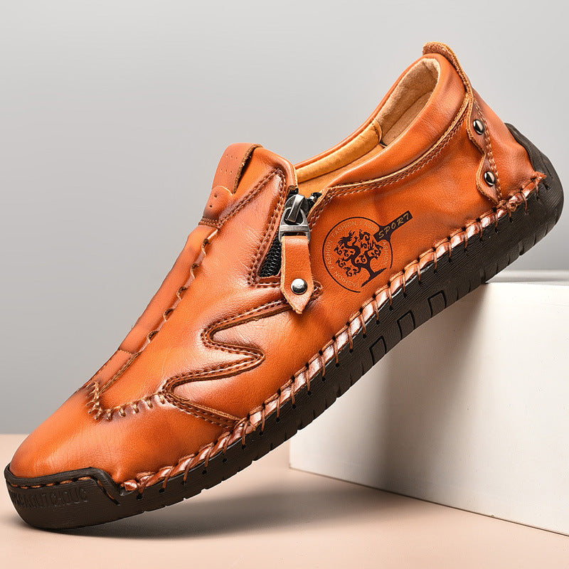 ⏰Last Day 70% OFF 🔥 TOPSFANO® Men's Vintage Side-Zip Casual Shoes