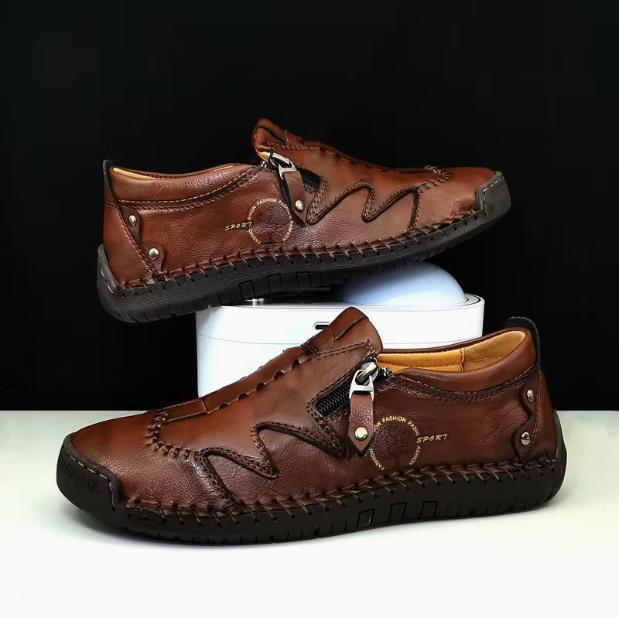 ⏰Last Day 70% OFF 🔥 TOPSFANO® Men's Vintage Side-Zip Casual Shoes