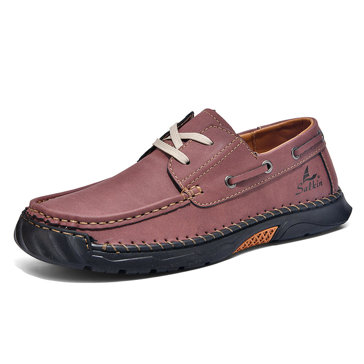 ⏰Last Day 70% OFF 🔥 TOPSFANO® Men's Vintage Lace-Up Casual Loafers