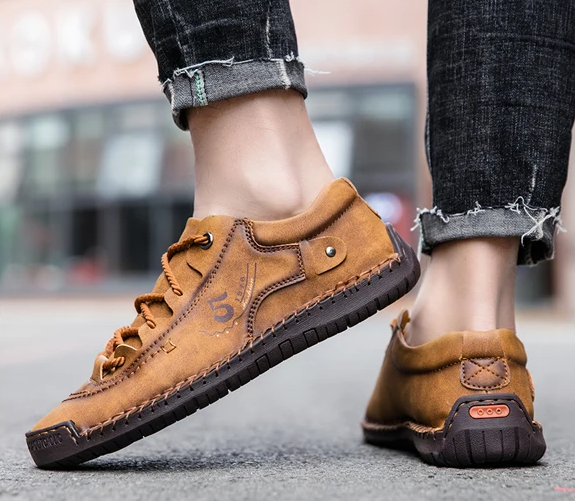 ⏰Last Day 70% OFF 🔥 crafted Classic Men's Casual Sneakers, Vintage Ankle Boots