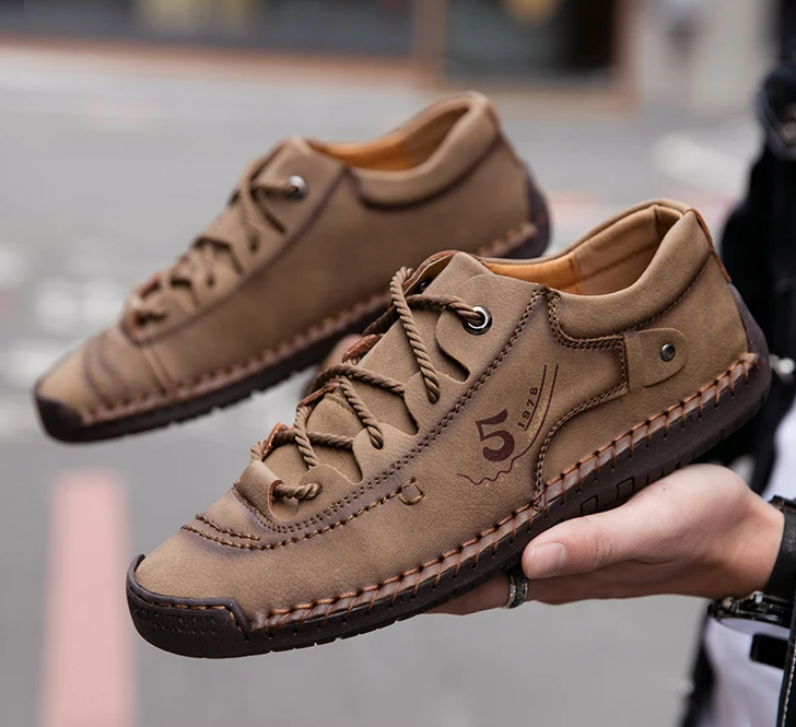 ⏰Last Day 70% OFF 🔥 crafted Classic Men's Casual Sneakers, Vintage Ankle Boots