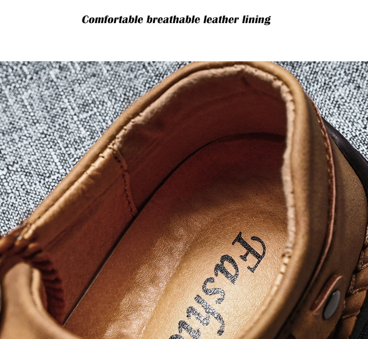 ⏰Last Day 70% OFF 🔥 crafted Classic Men's Casual Sneakers, Vintage Ankle Boots