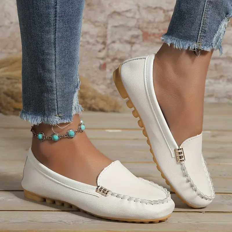 ⏰Last Day 70% OFF 🔥 Round Toe Flats Breathable Slip-on Hiking Shoes