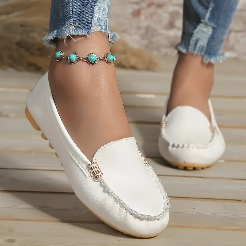 ⏰Last Day 70% OFF 🔥 Round Toe Flats Breathable Slip-on Hiking Shoes