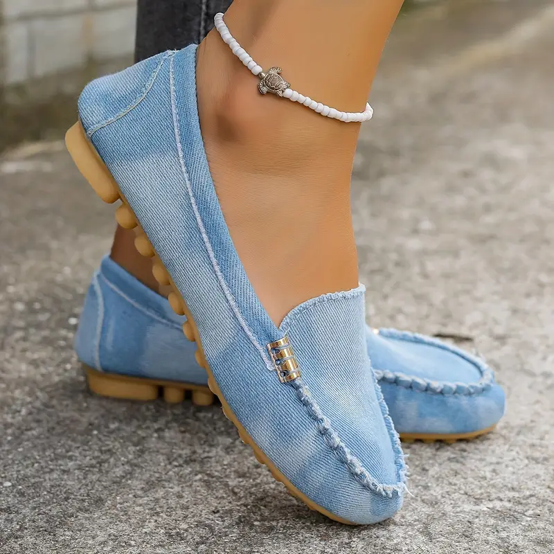 ⏰Last Day 70% OFF 🔥 Round Toe Flats Breathable Slip-on Hiking Shoes