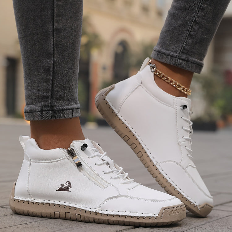 ⏰Last Day 70% OFF 🔥 TOPSFANO® Women's Casual Side-Zip Ankle Boots